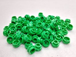 Lego 100 Stk. Flower 1x1 - bright green