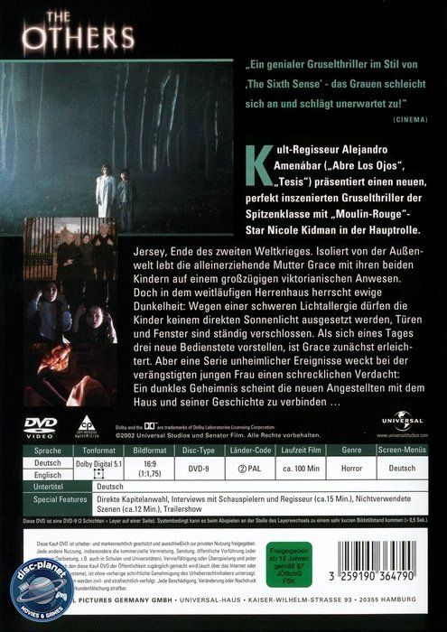 Tutti i DVDs: DVD - The Others (2001) – Usato da Embrach venduto da disc-planet 1