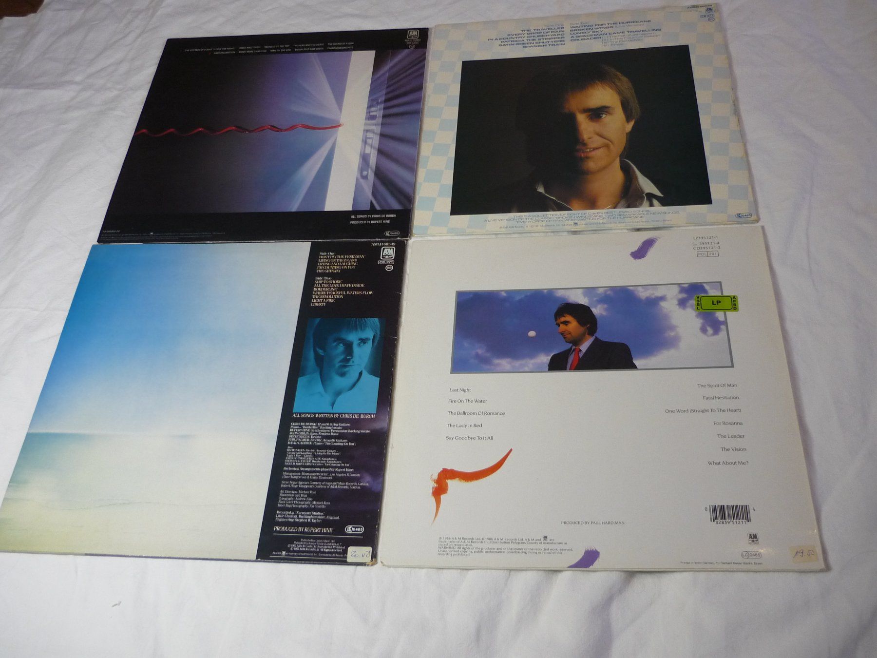 Dischi in vinile: 4x 12" Schallplatten - Chris de Burgh - Top Sammlung – Usato da Beringen venduto da zzRegal 1
