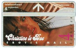 Telefonkarte Niederlande R-101 Christine le Duc Erotic ungeb