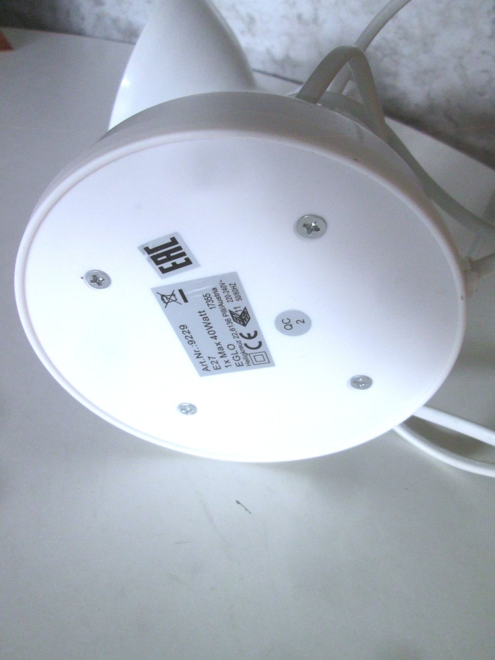 Eglo Lampade: Eglo Austria Tischleuchte – Usato da Sementina venduto da babucia 3