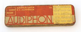 Blechdose Grammophonnadeln Audiophon 5 Lautstärken