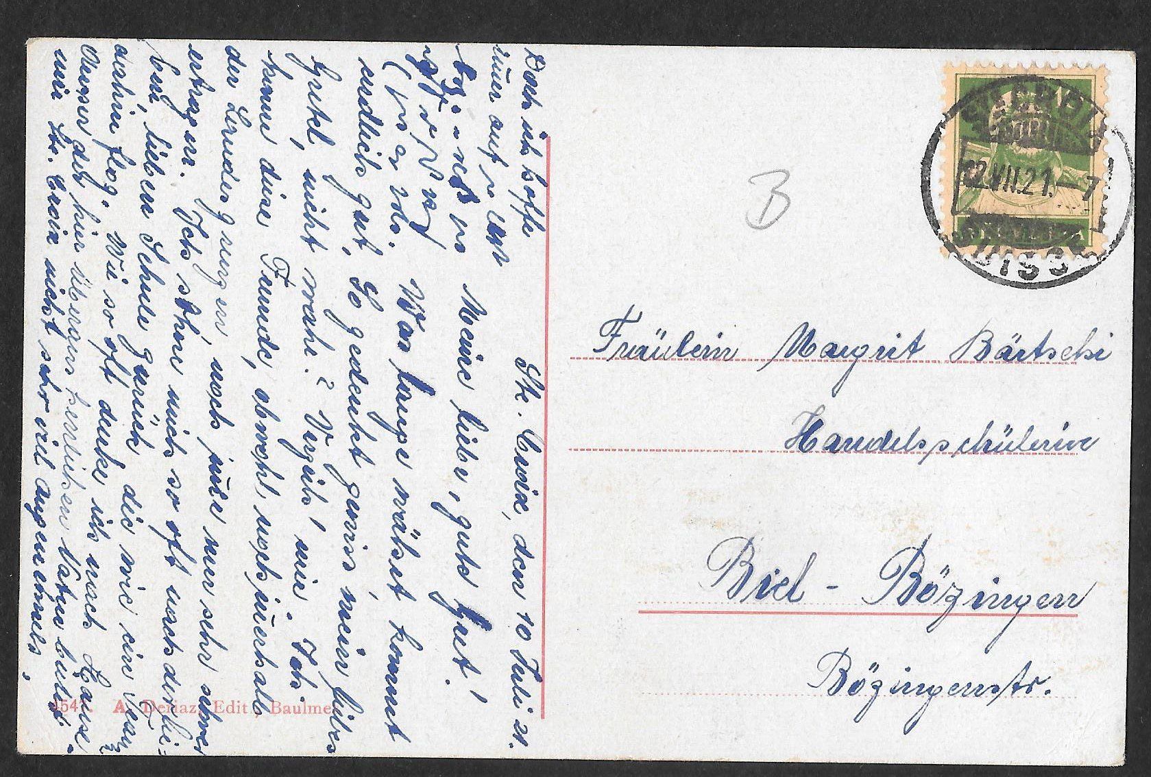 Cartoline postali: Sainte-Croix Gesamtansicht – Usato da Olten venduto da clotaldi 1