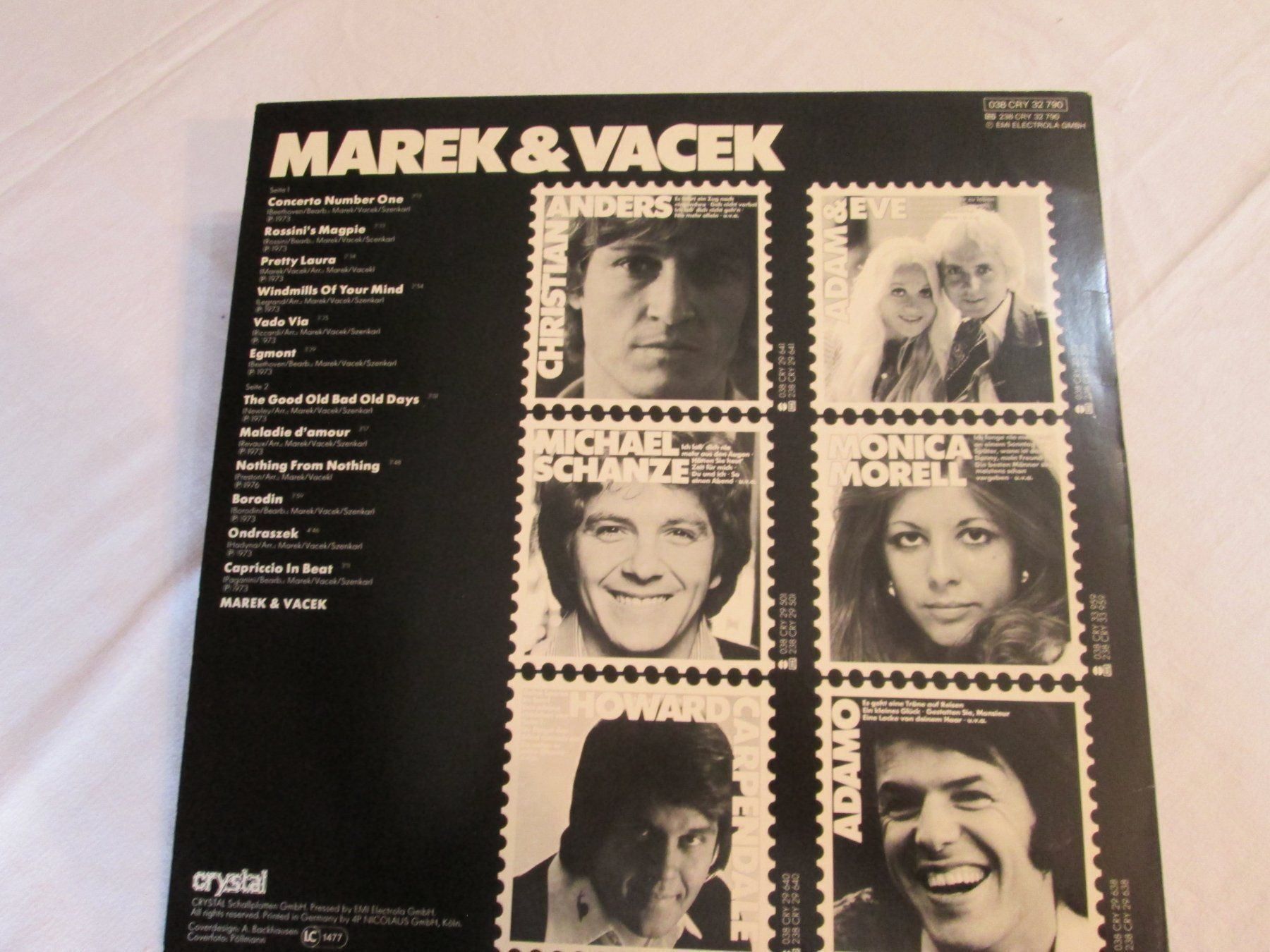 Dischi in vinile: Vinyl Marek & Vacek - Portrait (1973) – Usato da la Chaux-de-Fonds venduto da Lampe 3
