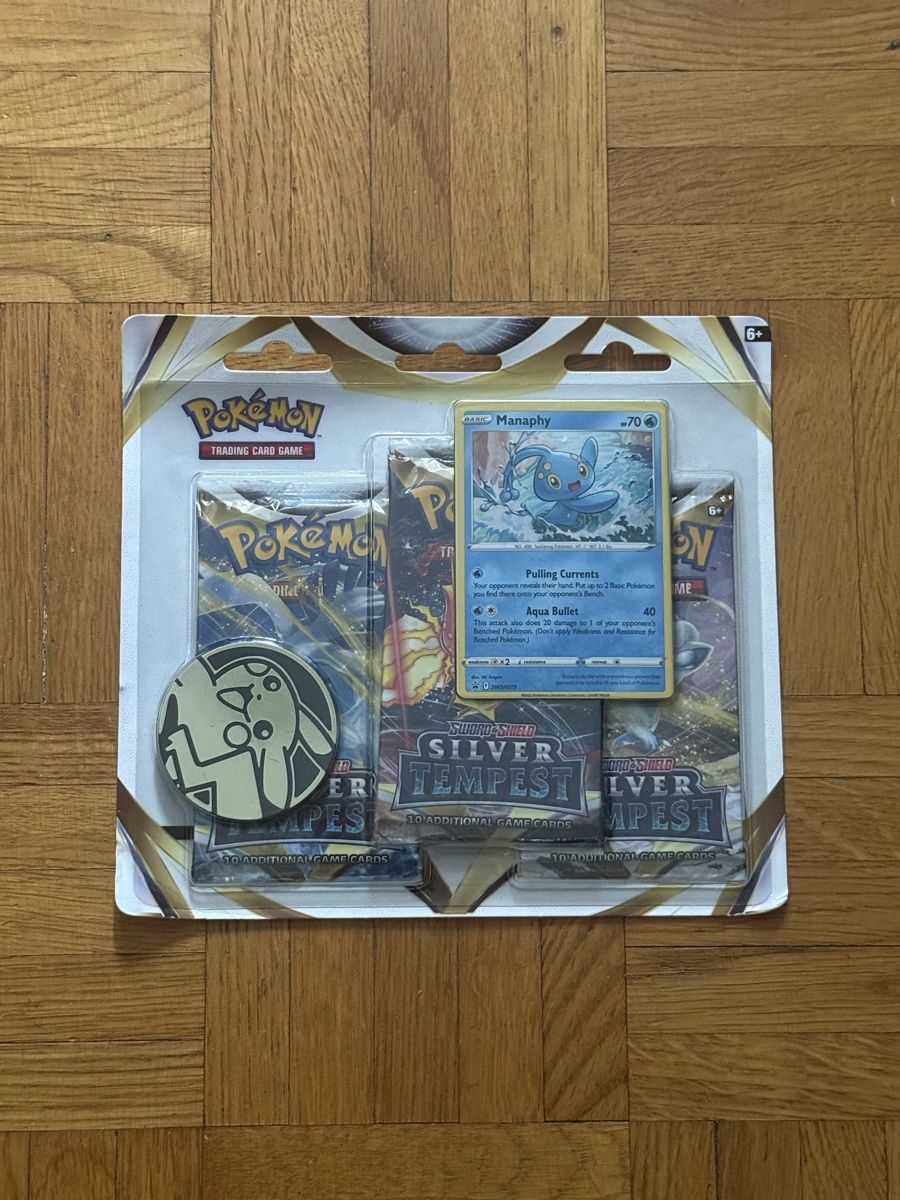 Pokémon Carte collezionabili: Silver Tempest blister 3 pack ENG – Nuovo e nell'imballaggio originale da Thônex venduto da retrolovech