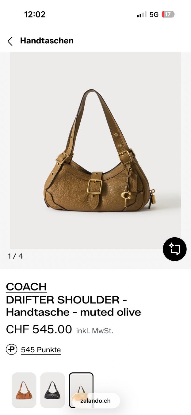 Coach Taschen für Damen: Coach new Drifter bag olive – Neu und originalverpackt aus Villars-sur-Glâne von Geiser-t 4