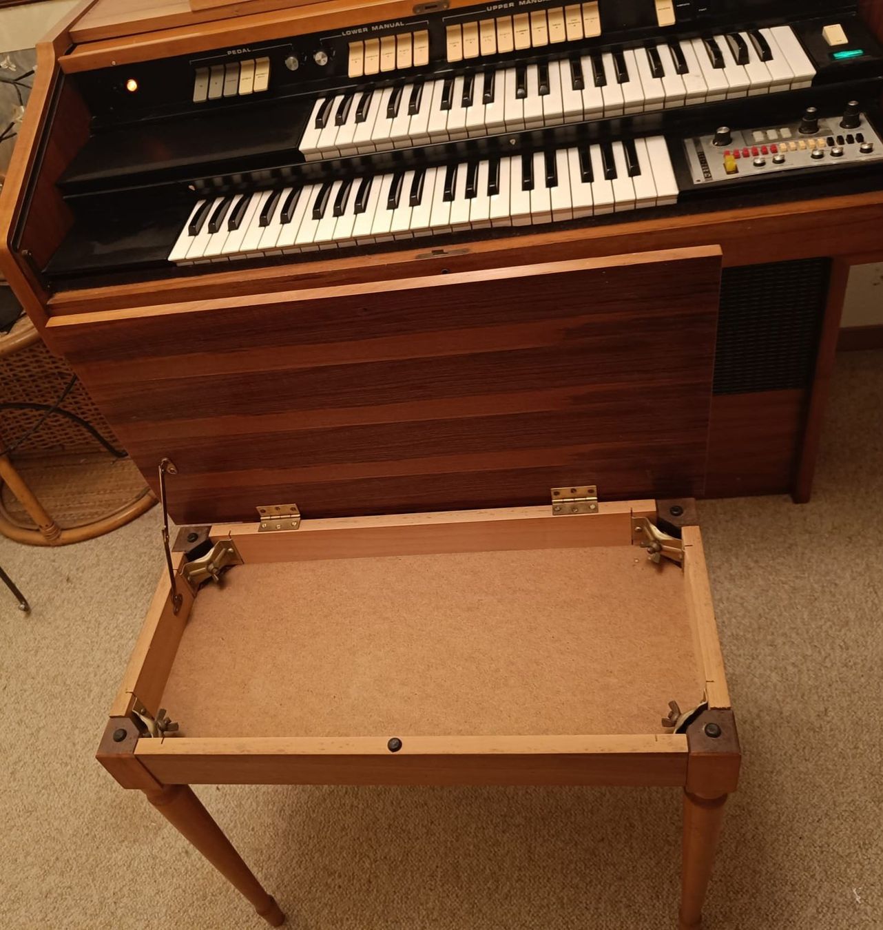 Strumenti musicali: Orgue électronique Farfisa et tabouret – Usato da Noville venduto da mel_bsj2 3