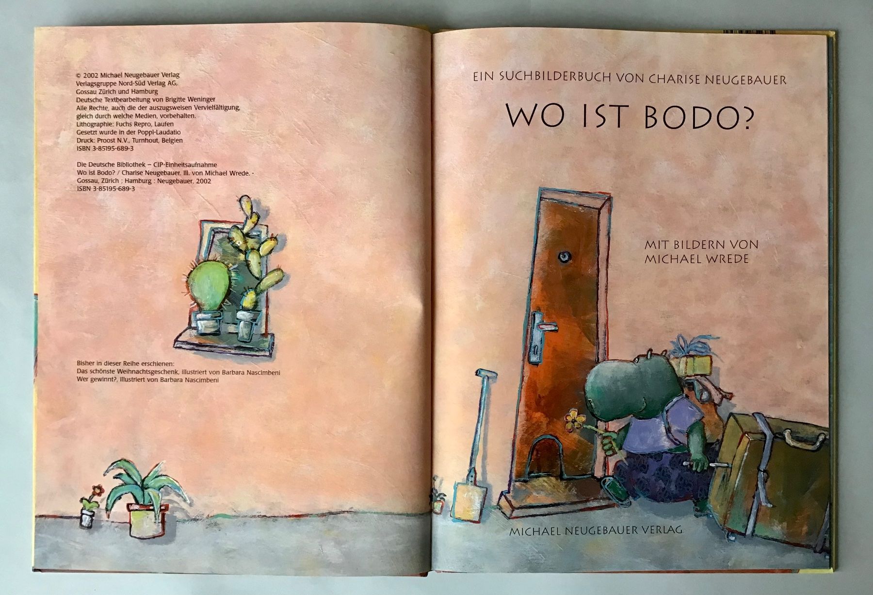 Bücher: Nilpferd Bilderbuch: Wo ist Bodo? – Gebraucht aus Bubendorf von Alpenheidi 2
