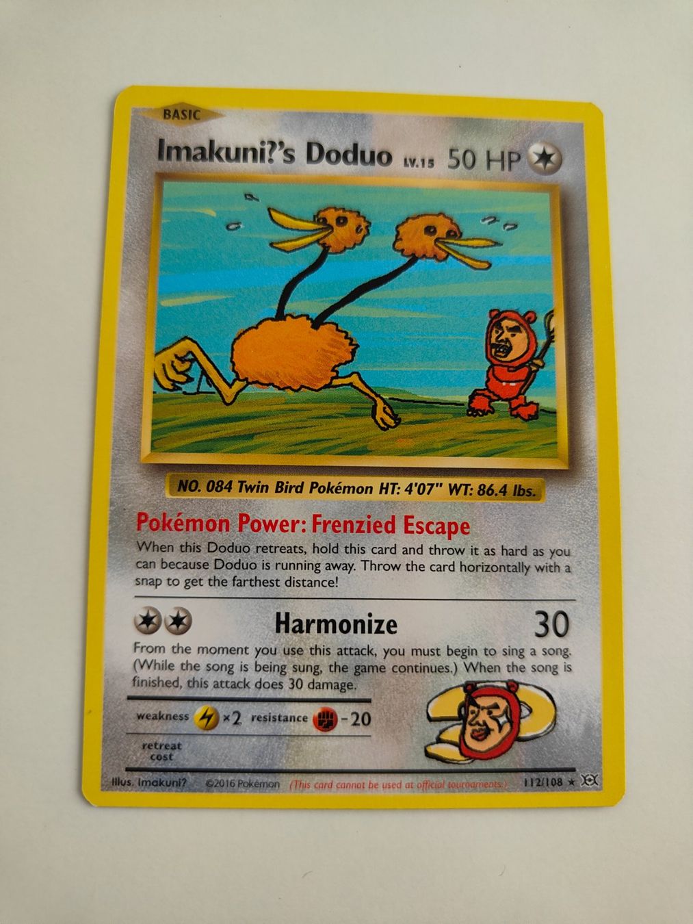 Pokémon Carte collezionabili: Pokemon Imakuni?'s Doduo XY Evolutions 2016 – Usato da Thalwil venduto da FigurenFreunde