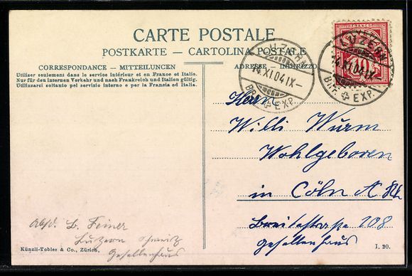 Cartes postales: Luzern, Teilansicht der Stadt mit Blick  – D'occasion à Berlin par bartko-reher 1