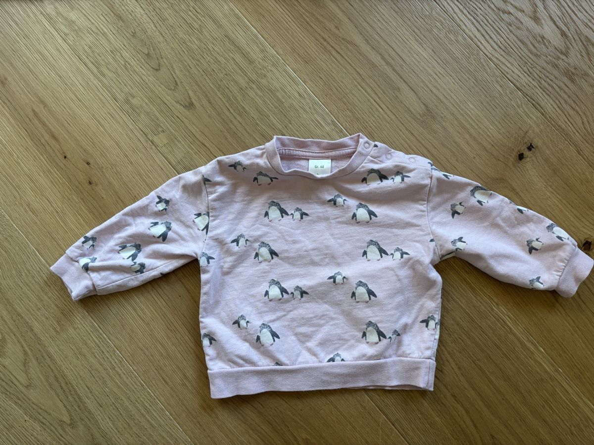 Pullover & Sweatshirts: Pullover Baumwolle Gr. 68, Baby Pinguine – Gebraucht aus Hagenbuch ZH von LisaChristine