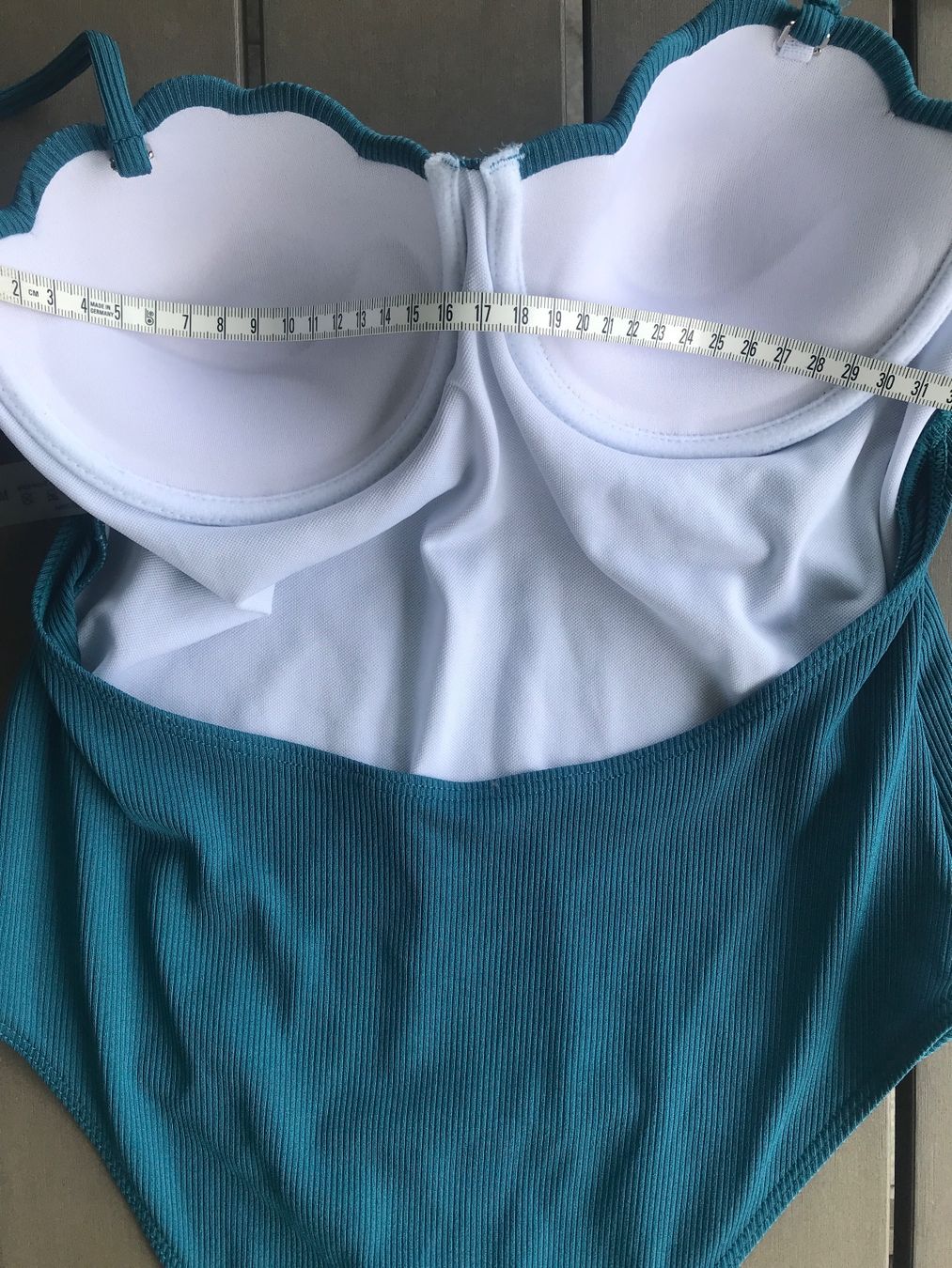 Costumi da bagno & Bikini: Badekleid Petrol Feinripp, Gr. M – Nuovo (secondo la descrizione) da Ebnat-Kappel venduto da Molton 3