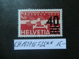 CH 1937 Nr. F25 postfrisch **
