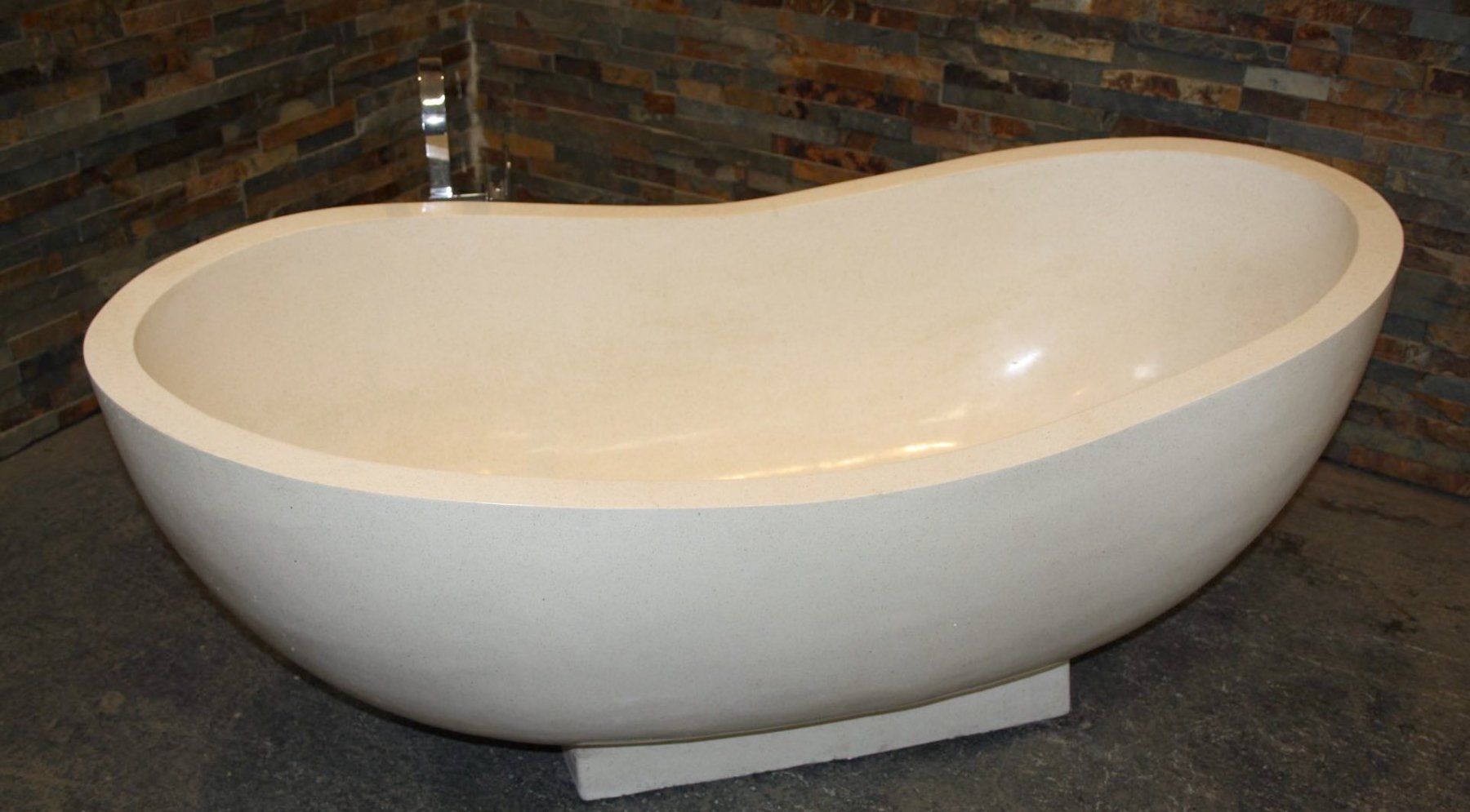 Vasche da bagno: Badewanne Freistehend Wanne Spa Terrazzo – Nuovo e nell'imballaggio originale da Daisendorf venduto da Wohn-Kult 7