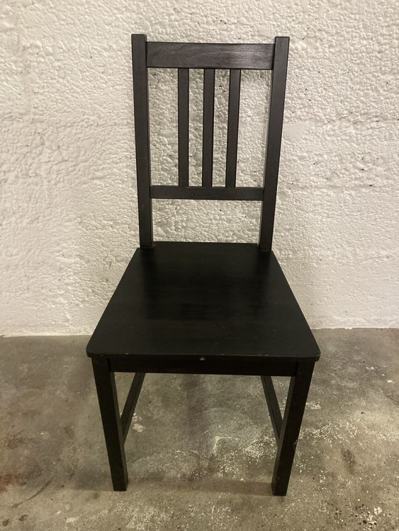 3 Ikea Stühle Modell Stefan schwarz Kaufen auf Ricardo
