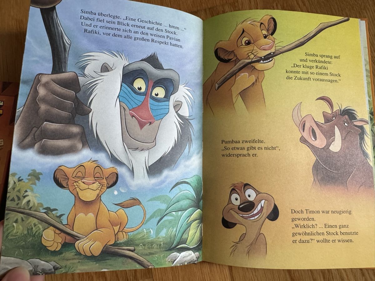 Libri: Buch Walt Disney Simba als Hellseher – Nuovo (secondo la descrizione) da Zürich venduto da wtpooh 3