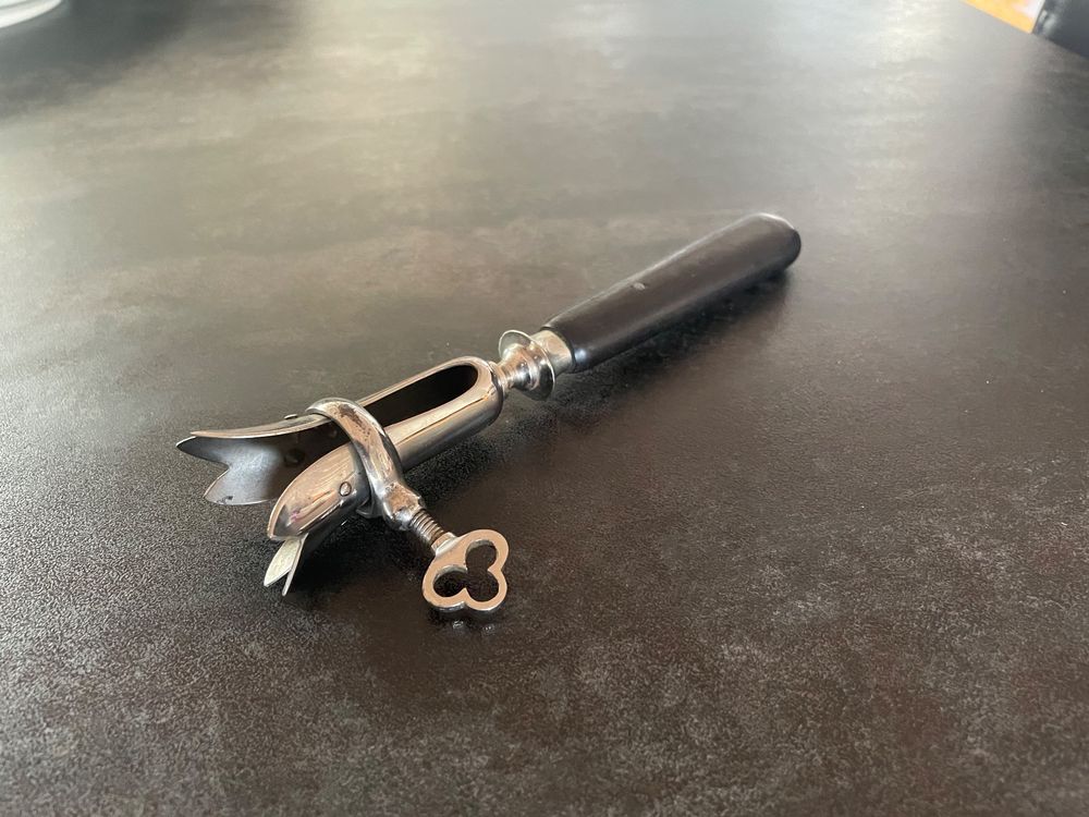 Manche à Gigot Et Louche à Sauce Maigre - Métal Argenté Art Déco - Ancien SA
