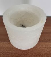 Kerze weiss Pfister Kerzenwachs - H 16 cm, DM 18.5 cm