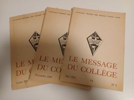Anciens "Message du Collège" St-Michel, 1949-57!