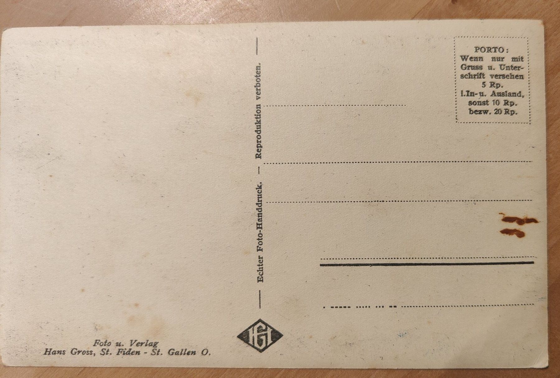 Cartes postales: Vilters um 1930 – D'occasion à St. Erhard par Chaeferli6 1