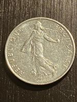 France, RARE 1/2 FF 1995 Nickel