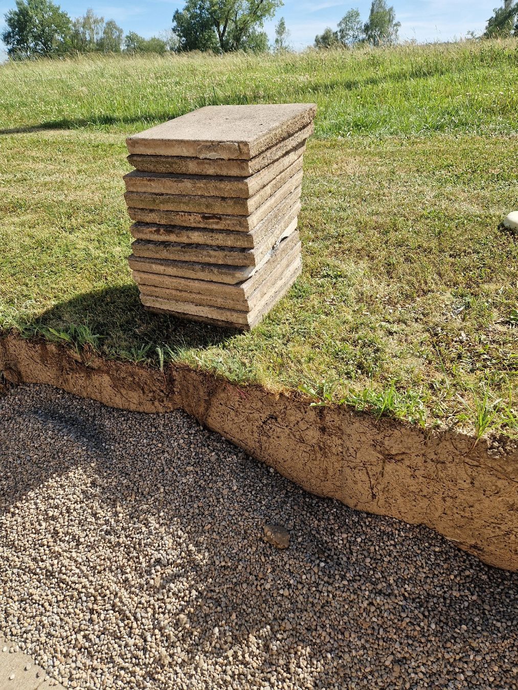 Rivestimenti per pavimenti: gartenplatten – Usato da niederhasli venduto da tschanzdaniel