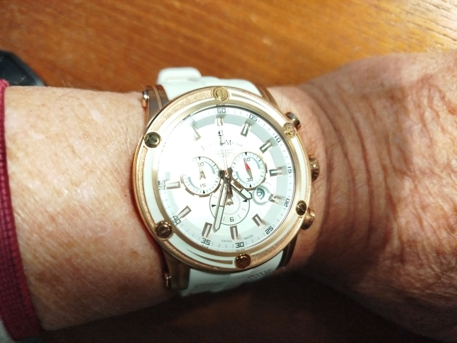 Orologi: JAQUES du MANOIR Chronometer 316L – Nuovo (secondo la descrizione) da Zug venduto da Robert0125