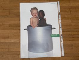 Benetton Vintage Poster -Foto von Oliviero Toscani 1942-2025