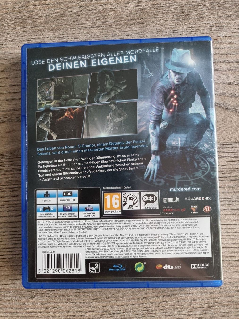 Spiele: Murdered Soul Suspect PS4 – Gebraucht aus Volketswil von rem_nb6v 1