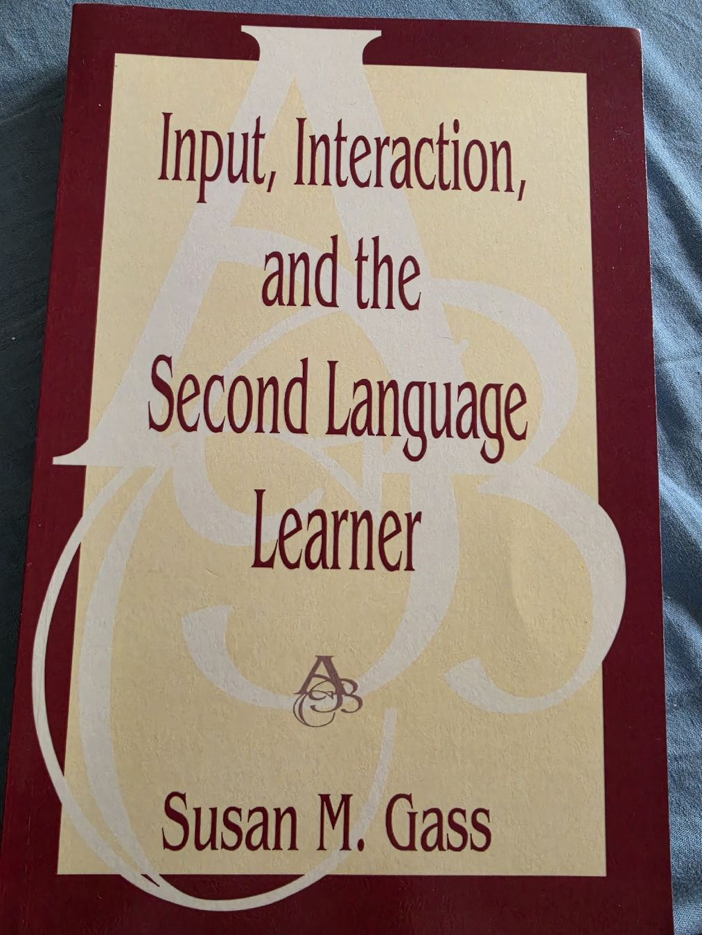 Livres: Input, Interaction, Second Language Learner, S. Gass, NEU – Neuf (Voir description) à Oberbipp par tori17