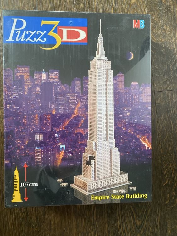 Puzz 3D Empire State Building MB - Neuwertig & Komplett (Neu und ...