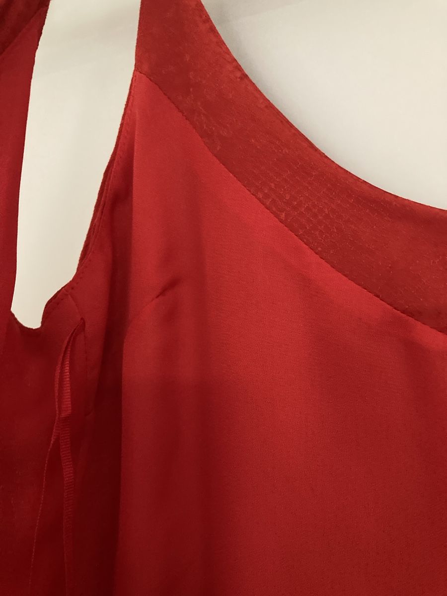 Mango Kleider: Mango Sommerkleid, Gr. S, rot – Neu (gemäss Beschreibung) aus Schlieren von cotopaxi06 2