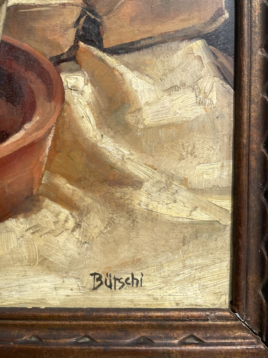 Dipinti: Bütschi huile tulipes rouges – Usato da Biel/Bienne venduto da Galaq 1