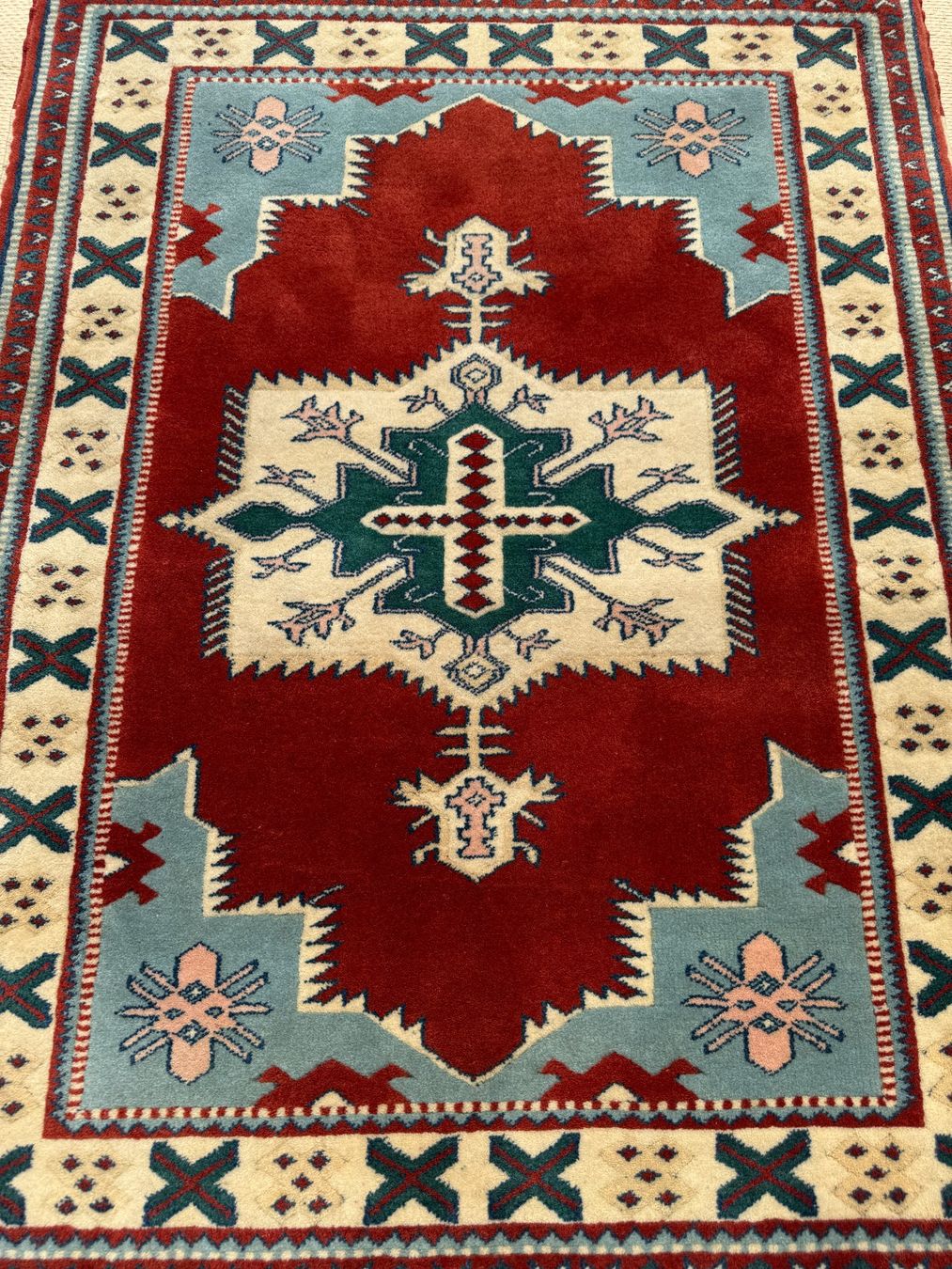 Teppiche: Dobag Çanakkale 132x97cm Teppich handgeknüpft sauber – Gebraucht aus Vacallo von cri_229f 1