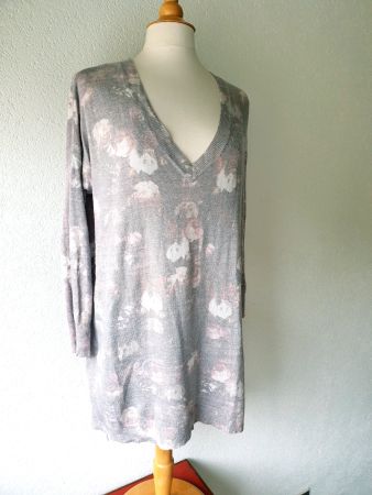 PULLOVER LONGPULLI FORNARINA M FLORAL TUNIKA WIE KLEID TOP