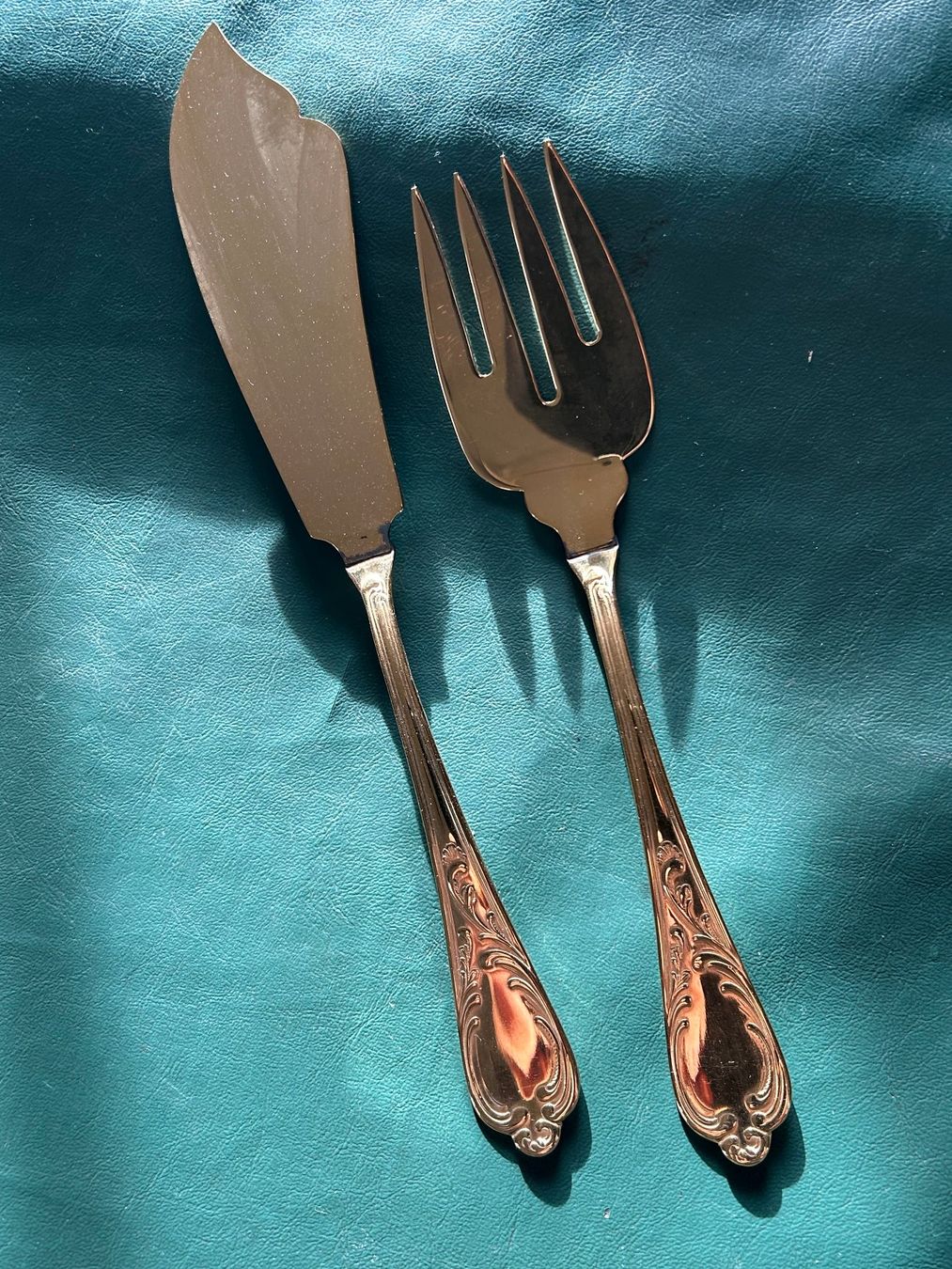 Solingen Set di posate: Fischbesteck-Set 12-teilig mit Vorlagebesteck, Solingen – Usato da Kreuzlingen venduto da HeroRica 2
