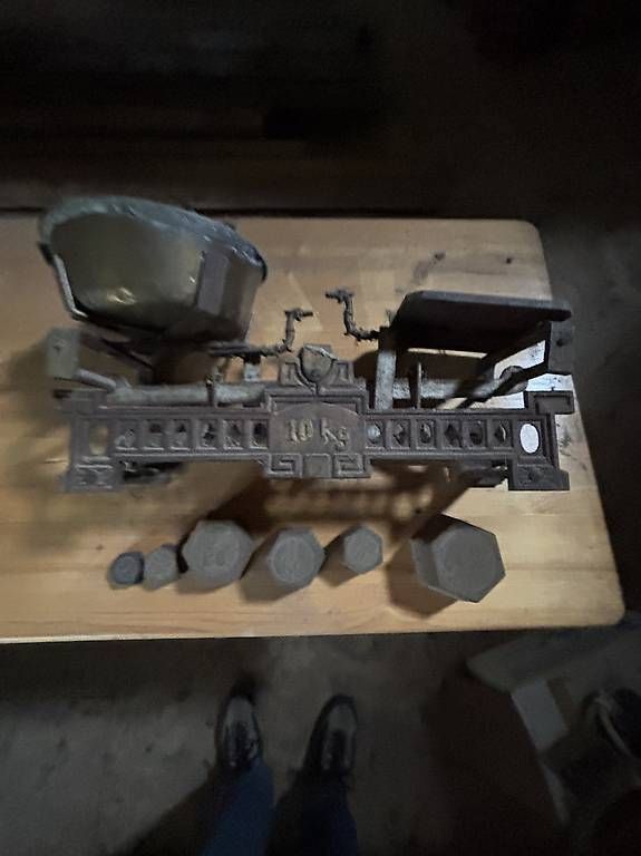 Bilance e pesi: Vintage Waage  – Usato da Seedorf venduto da Zurfluh01 1