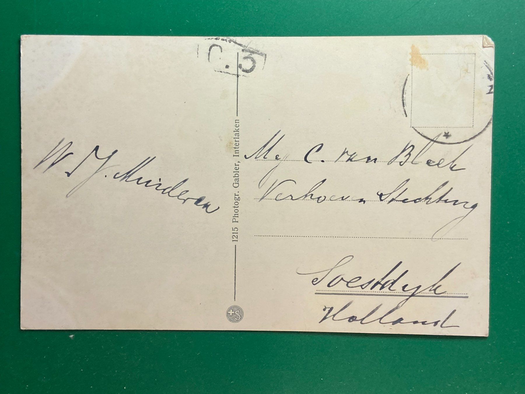Ansichtskarten: Interlaken – Gebraucht aus Steg VS von danwer74 1