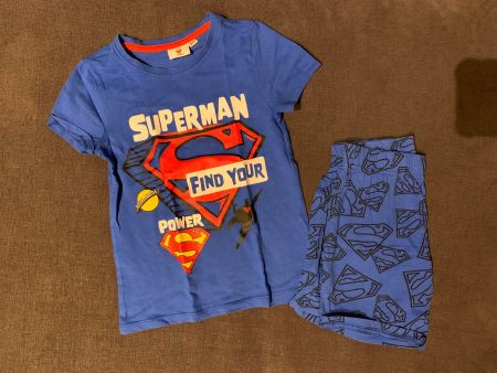 Pyjama Kinder Superman Gr.110/116