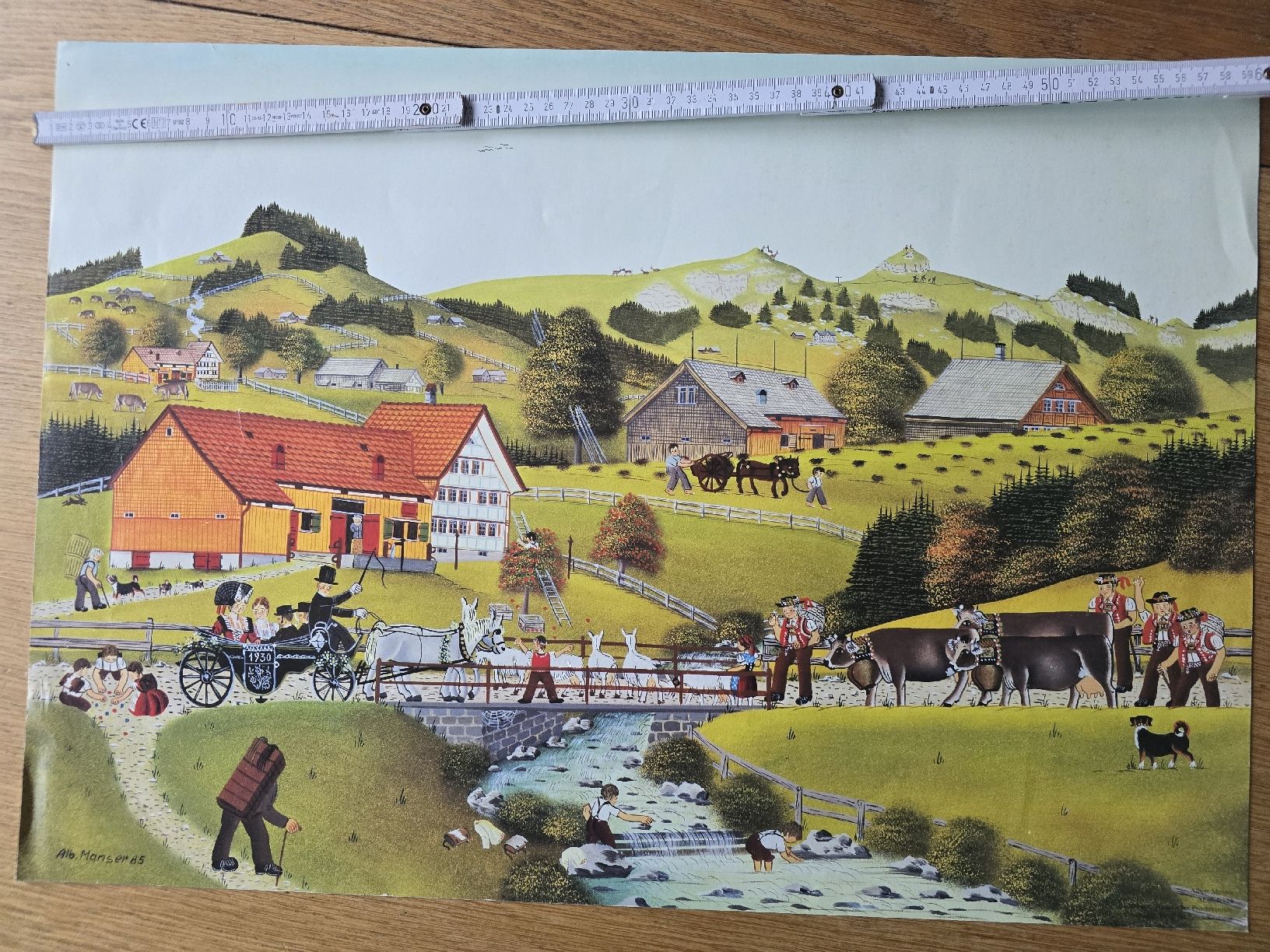 Poster & Bilder: A. Manser Appenzeller Bild Silvaverlag – Gebraucht aus Hedingen von mickway