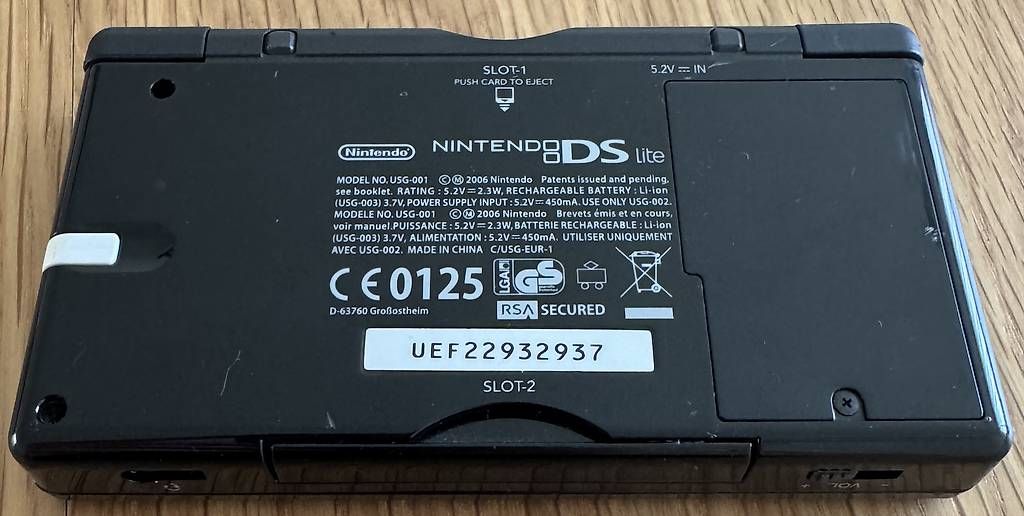 Nintendo Konsolen: Nintendo DS lite schwarz #1 – Gebraucht aus Volketswil von IT-Mac 2