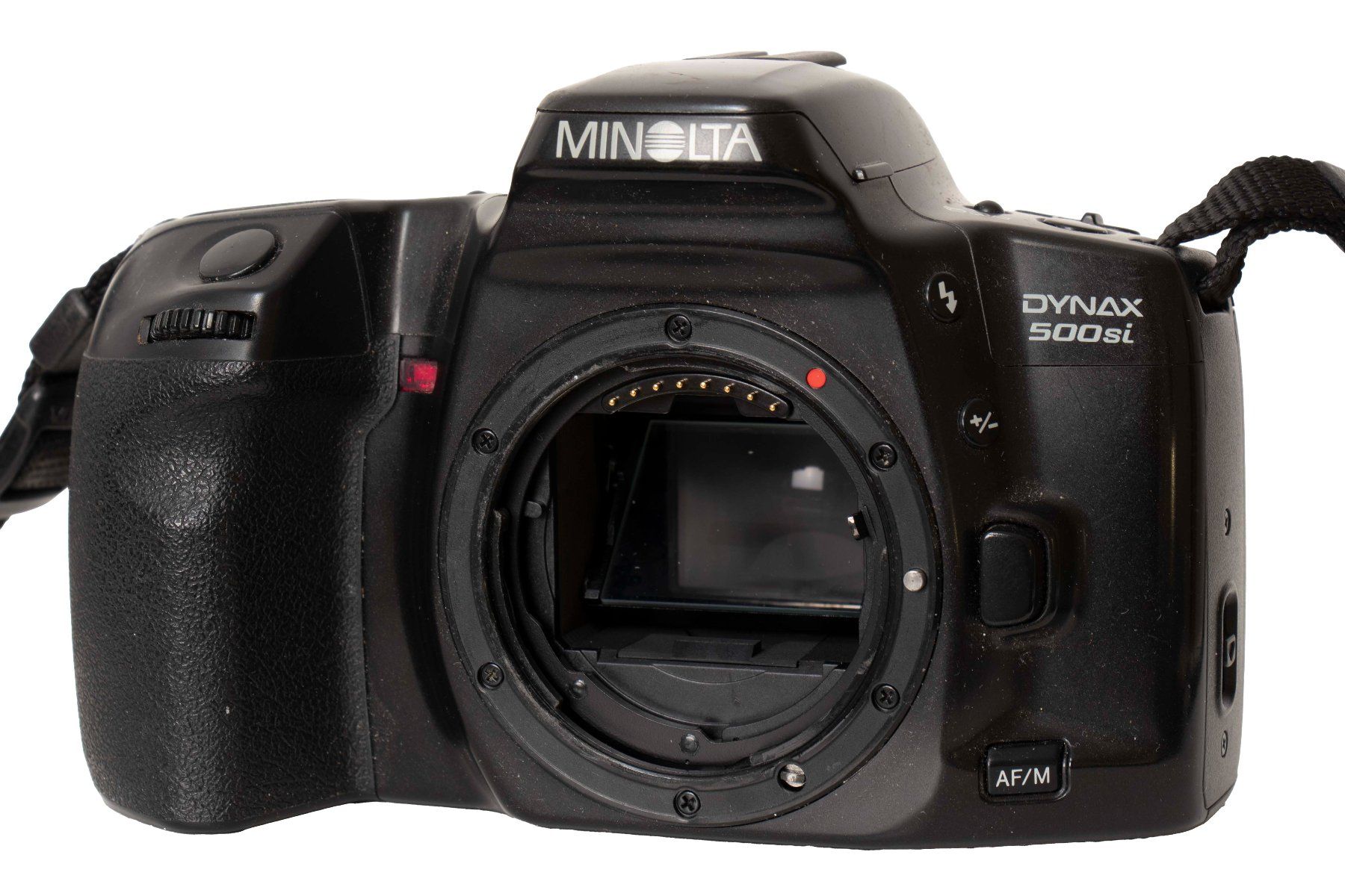 Minolta Fotocamera: MINOLTA DYNAX 500 si Kamera – Difettoso da Emmen venduto da chromaton