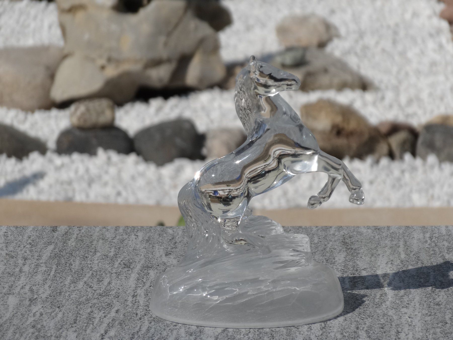 Statuette: Aus der Glasvitrine: Pferd aus Glas – Usato da Allschwil venduto da Boutique_16b 5