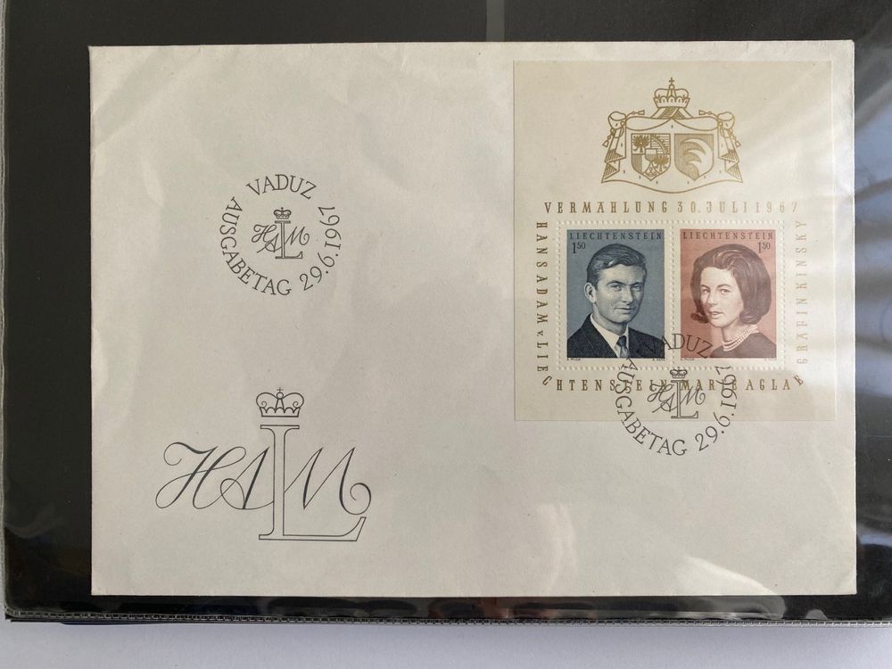 Alle Briefmarken: Fürstentum Liechtenstein  Briefmarken ab 1920/Erstagsbriefe – Gebraucht aus Canobbio von cog_bp5c 4