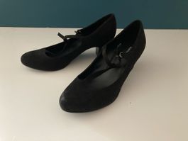 Schwarze Mary Jane Schuhe von Graceland, Grösse 40