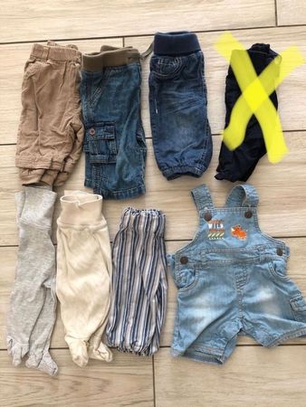 Kleiderpaket Gr 56, Hosen, 7 teilig