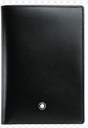 Montblanc - Porte-cartes cuir noir, excellent état!