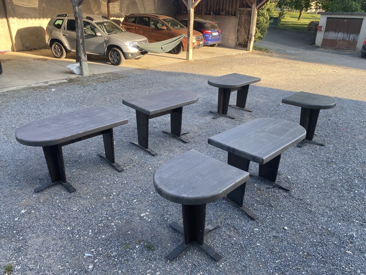 Tables: Lot de table de Bistrot Bois rustique robuste – D'occasion à Palézieux par bantouklan1
