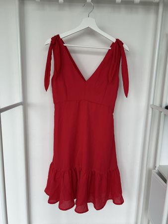 Rotes VILA-Kleid