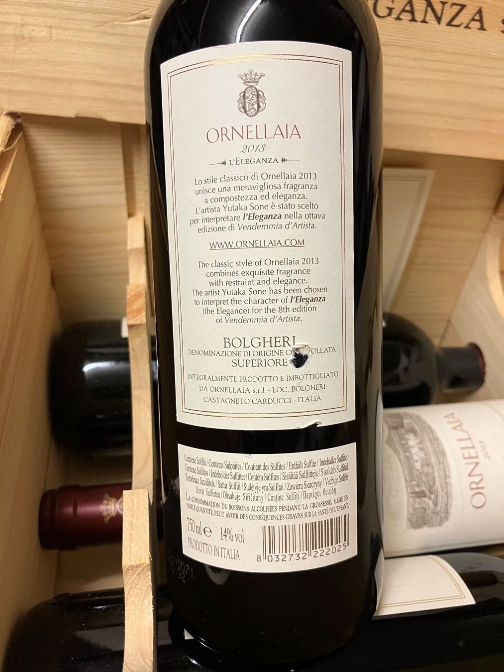 Ornellaia Vino: Ornellaia 2013 Toscana – Usato da Rancate venduto da FiorAngela011 3